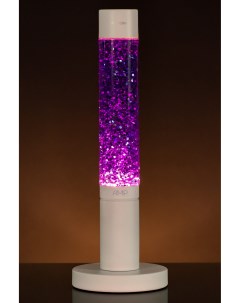 Лава лампа Slim Violet Сияние глиттер 39 см Amperia