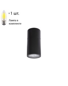 Накладной светильник с лампочкой CLT 138C180 BL Lamps E27 Свеча Crystal lux