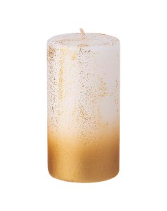 Свеча столбик золотая Новый Год 10 см 315 326 Bronco