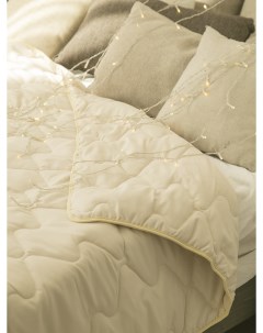 Одеяло стеганное 1 5 спальное теплое всесезонное Овечья шерсть 145х200 см 300 гр м2 Baby nice
