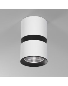 Светильник потолочный светодиодный Kayo 25049 LED 12W 4000К белый чёрный Elektrostandard