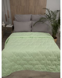 Одеяло стеганное 1 5 спальное теплое всесезонное Бамбук 145х200 см 300 гр м2 Baby nice
