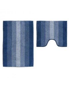 Набор ковриков для ванной Multimakaron синий 600 900мм 500 600мм 00933 Shahintex