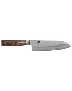 Нож поварской Сантоку Шан Премьер 18 см ручка дерева пакка Kai