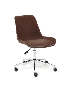 Кресло Style флок коричневый 6 Tetchair