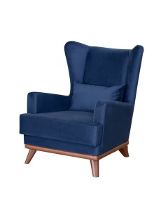 Кресло Людвиг 80341567 синий коричневый Hoff