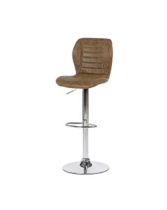 Барный стул Kuper 80337930 серебристый коричневый Hoff