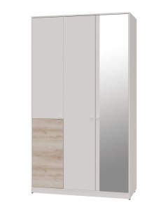Шкаф для одежды и белья 3 дверный с зеркалом Vendela Scandica