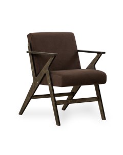 Кресло для отдыха Винтаж 2 темный дуб коричневый Axioma.woodshop