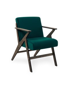 Кресло для отдыха Винтаж 2 темный дуб зеленый Axioma.woodshop