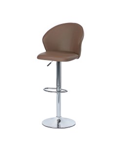 Барный стул Veston 80339928 хром коричневый хром коричневый Hoff