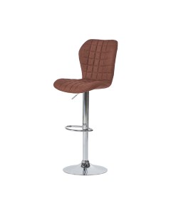 Барный стул Delusi 80331661 серебристый коричневый Hoff