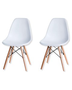 Комплект стульев 2 шт HW9001 белый Sokoltec