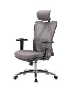 Офисное ортопедическое кресло для компьютера Серое 13561 Luxalto