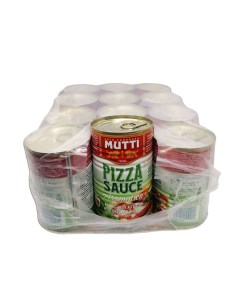 Соус для пиццы томатный ароматизированный в жестяной банке 12 шт по 400 г Mutti