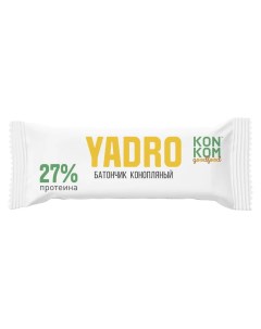 Батончик из ядер семян конопли Yadro Energy классический 47 г Konkom