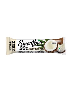 Батончики с высоким содержанием белка кокос в молочной глазури 25 шт по 38 г Smartbar