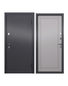 Дверь входная Torex для квартиры металлическая Flat M 860х2050 правая черный серый Torex стальные двери