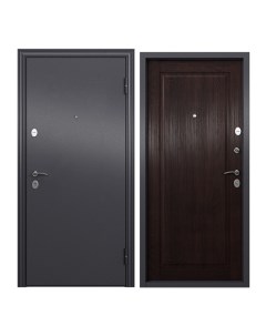 Дверь входная Torex для квартиры металлическая Flat M 860х2050 правая черный коричневый Torex стальные двери
