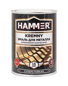 Эмаль по металлу КО Kremny RAL 6002 зеленый 500С 0 8 кг ЭК000138087 Hammer
