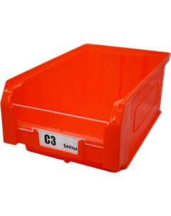 Ящик пластиковый 9 4л красный C3 R 2 Старкит