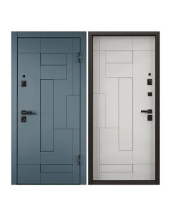 Дверь входная Torex для квартиры металлическая Defender X 950х2050 правый синий белый Torex стальные двери