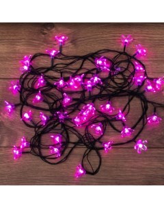 Световая гирлянда новогодняя Цветы Сакуры 15996290 7 м розовый Neon-night