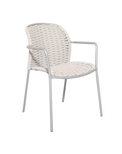 Садовое кресло Click 59х60х82см грязно белый Drigani