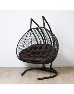 Подвесное кресло коричневое Travel ажур Ktmtrxp1de1po02te коричневая подушка Stuler