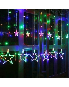 Световой занавес со звездами NY04102700380 3x1 м разноцветный RGB Taizhou wanli lighting