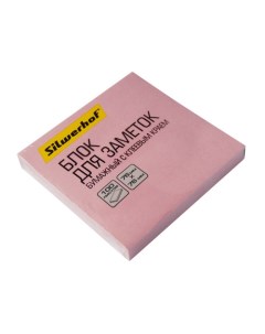Упаковка блоков самоклеящихся 682156 03 76x76 100 л пастель розовый 12шт в упак Silwerhof