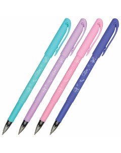 Ручка гелевая Единороги синяя 0 5 мм 1 шт Bruno visconti
