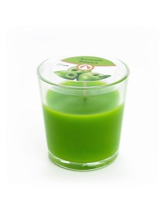 Свеча в стакане зеленое яблоко 125 мл Home interiors
