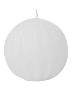 Свеча шар фигурная белый 9 см Home interiors