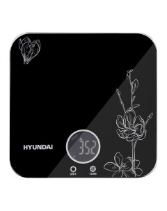 Весы кухонные электронные HYS KG421 черный Hyundai