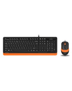 Набор клавиатура мышь Fstyler F1010 черный оранжевый A4tech