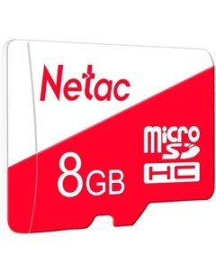 Карта памяти MicroSDHC 8GB NT02P500ECO 008G S P500 Eco Class 10 без адаптера Netac