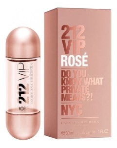 212 VIP Rose парфюмерная вода 30мл Carolina herrera