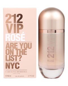 212 VIP Rose парфюмерная вода 80мл Carolina herrera