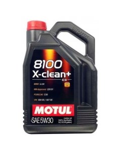 Моторное масло 8100 X clean 5W 30 5л синтетическое Motul