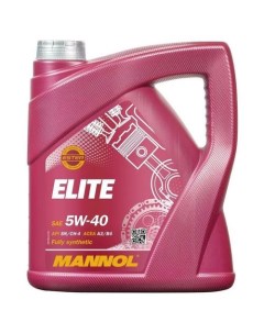 Моторное масло Elite 5W 40 4л синтетическое Mannol