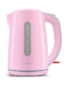 Чайник электрический TWK7500K 2200Вт розовый и серый Bosch