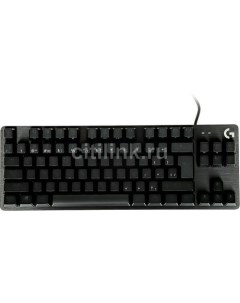 Клавиатура G413 TKL SE USB черный Logitech