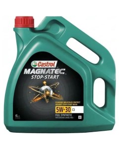 Моторное масло Magnatec Stop Start 5W 30 4л синтетическое Castrol