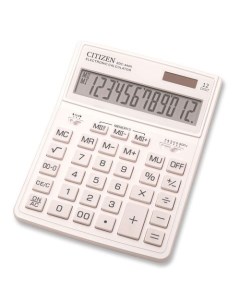 Калькулятор SDC 444XRWHE 12 разрядный белый Citizen