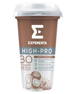 Напиток кисломолочный High Pro кокос миндаль 250 мл Exponenta