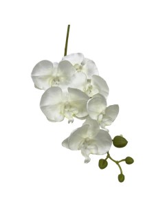 Растение искусственное Орхидея белая 90см Maxijoy