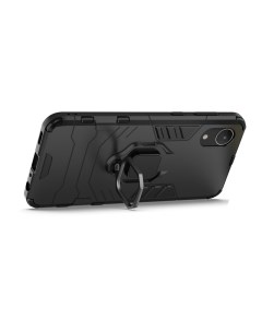 Чехол Panther Case для Samsung Galaxy A03 Core противоударный с кольцом черный Black panther