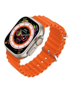Смарт часы x8 Ultra серебристый оранжевый Benefit