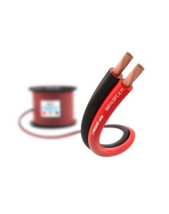 Акустический красно черный спикерный кабель 2х2 11mm SBR 14 OFC 2 11 25 м Procast cable